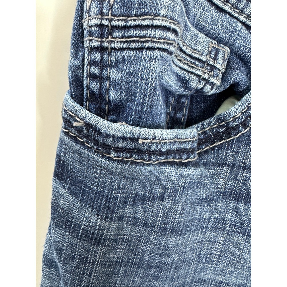 BKE Aiden Jeans Men's Size 30 x 32 Sandblasted 5 Pocket Blue Denim Cotton Blend - Picture 6 of 13